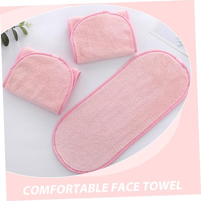 Face Washcloths for Men Women 5 Pack Portable Face Cleaning Towels Makeup Removal Cloths Reusable Facial Towels