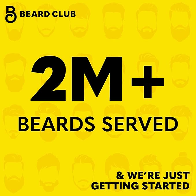The Beard Club Cedar Beard Butter - Men's Styling Balm, Softener, Moisturizer, and Leave-In Conditioner - Beard Wax - 2oz