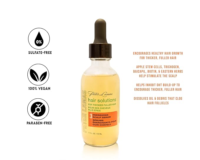 Peter Lamas Hair Solutions Energizing Scalp Serum, 1.7 Ounce by Peter Lamas