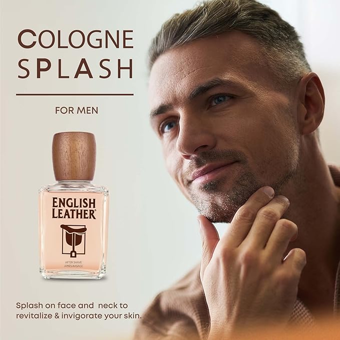 English Leather Aftershave Splash for Men by Dana