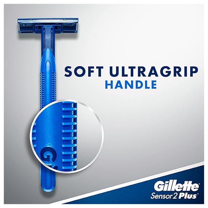 Gillette Sensor2 Plus Pivoting Head Men’s Disposable Razors, 10 Count (Pack of 3)