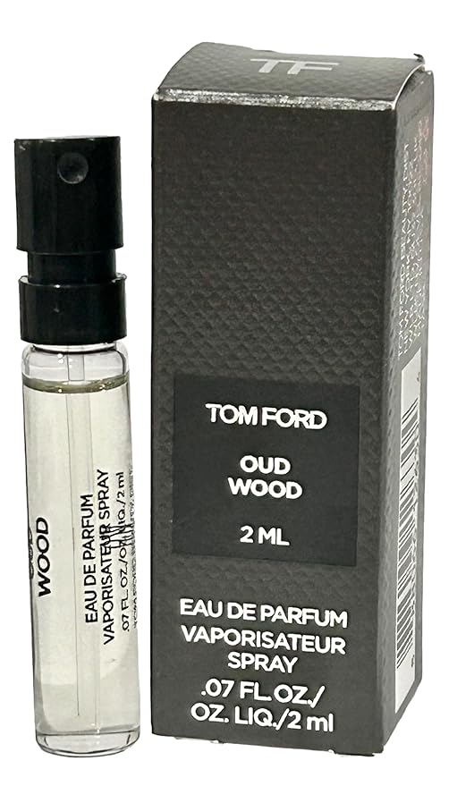 Tom Ford Oud Wood Eau de Parfum Unisex Sample Small Travel Size Spray Perfume 0.07 fl oz / 2 ml