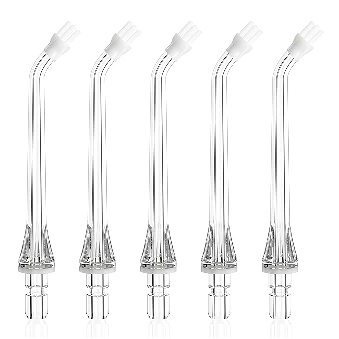 Plaque Seeker Replacement Tips for Onlyone Water Flosser, Oral Irrigator Jet Tip Only Compatible Onlyone FC5090 Water Flosser(5 Plaque Removal Tips)