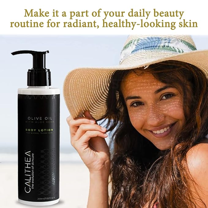 Calithea Aloe Vera Body Lotion with Olive Oil - Hydrating & Moisturizing For All Skin Types