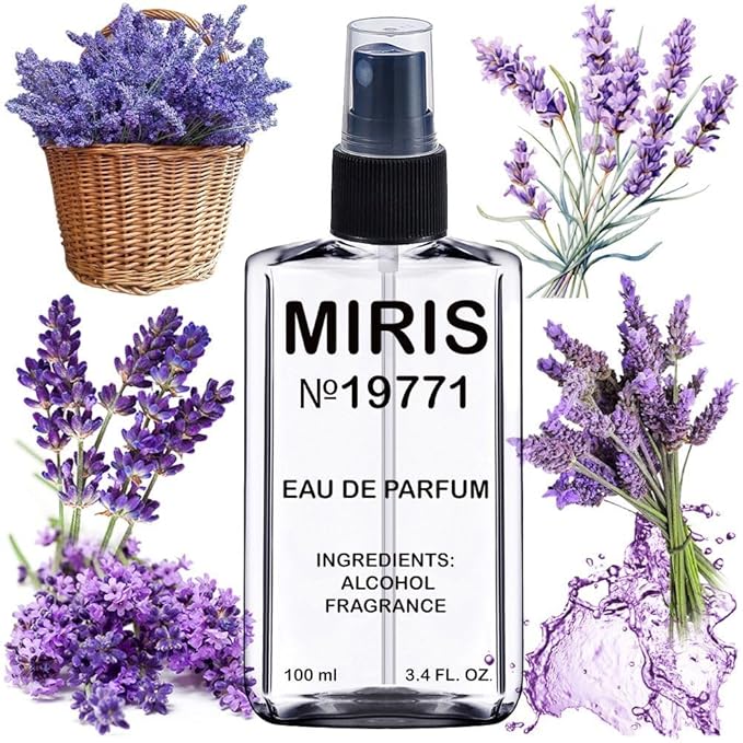 MIRIS No. 19771 Lavender Breeze, Long-Lasting Unisex Eau de Parfum for Women & Men, Spray 3.4 Fl Oz / 100 ml
