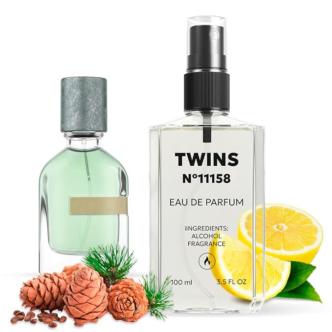 TWINS Impression of Megamare | Unisex Perfume for Women and Men Eau de Parfum | No.11158 | 3.4 Fl Oz / 100 ml