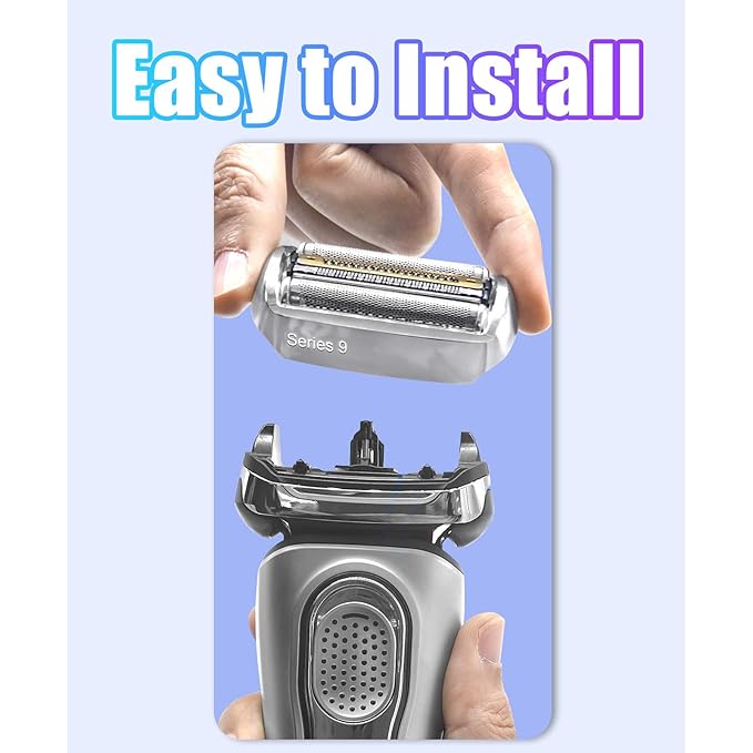 92S Replacement Shaver Head Compatible with Braun 9 Series Foil Shaver 9477cc,9330s,9465cc,9460cc,9419s,9390cc,9385cc