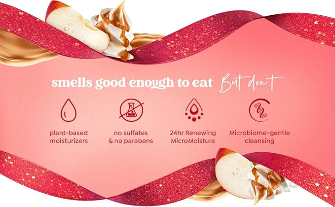 Dove Limited Edition Holiday Treats Body Wash for Deep Nourishment Apple Cider Carmel 20 oz
