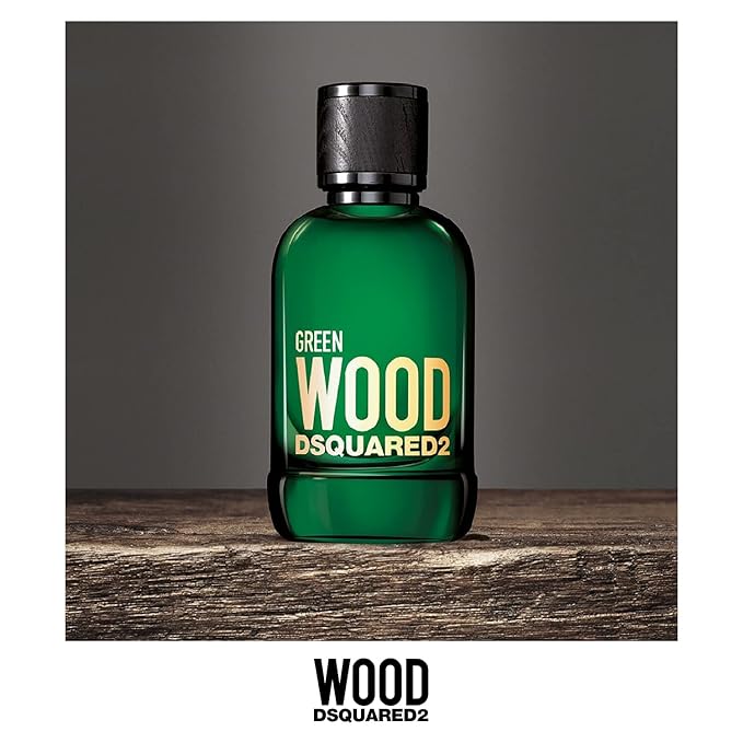 DSQUARED2 Green Wood For Men Eau de Toilette Spray, 3.4 Ounce