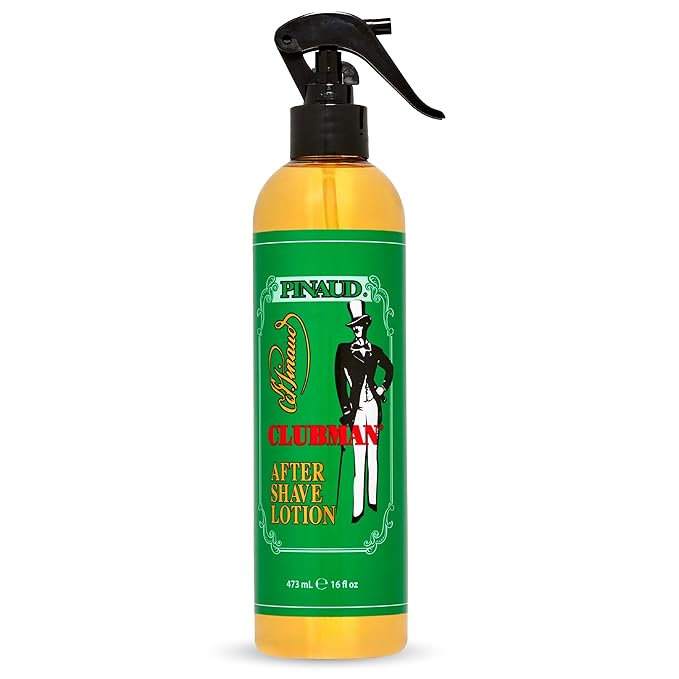 Clubman After Shave Lotion for Men Spray - Classic Barber After Shave Splash, Soothing Aftershave Scent,16 fl oz