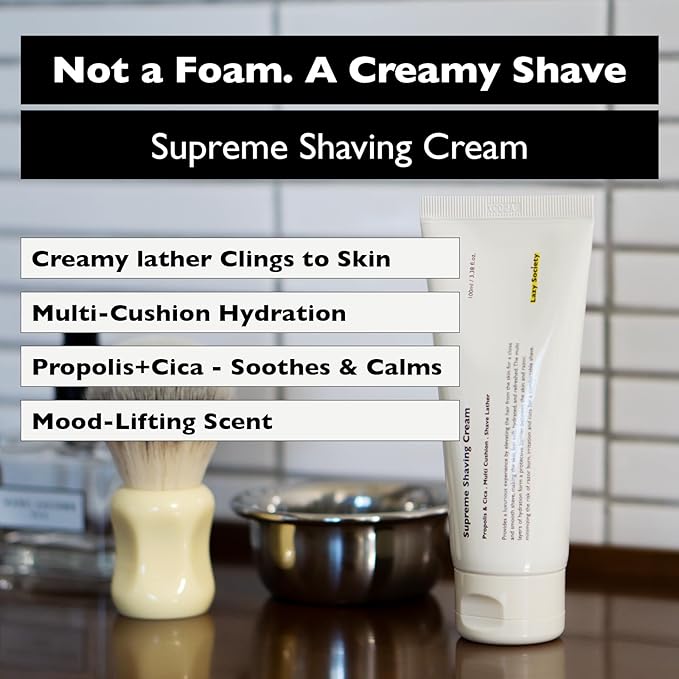 Supreme Shaving Cream – Hydrating Cushion Formula | 3.38 fl. oz.