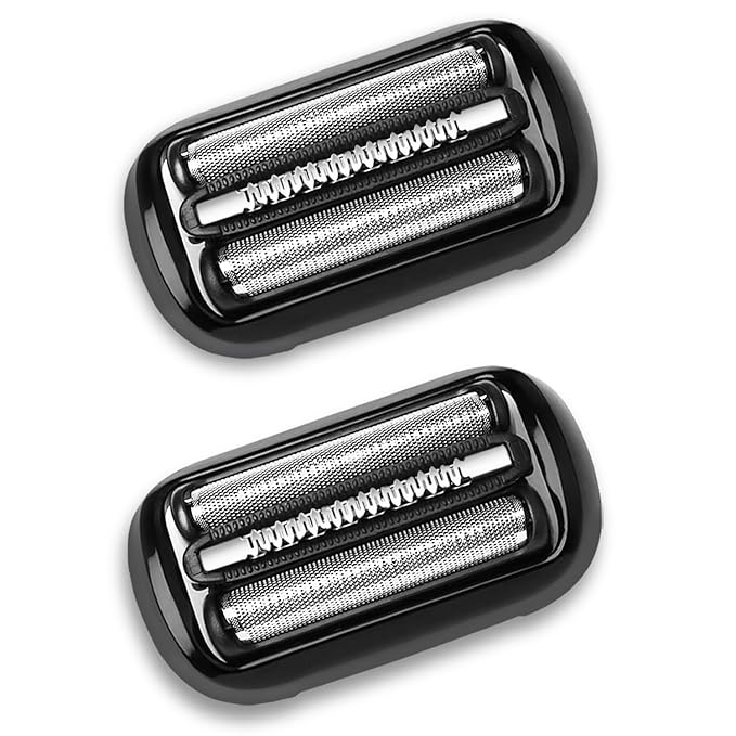 Series 5 Series 6 53B Replacement Head for Braun Electric Foil Shaver, Compatible with New Generation Braun Razors 5020cs 5018s 5035s 5049cs 5050cs 6020s 6040cs 6072cc 6075cc 6090cc (2 Count)
