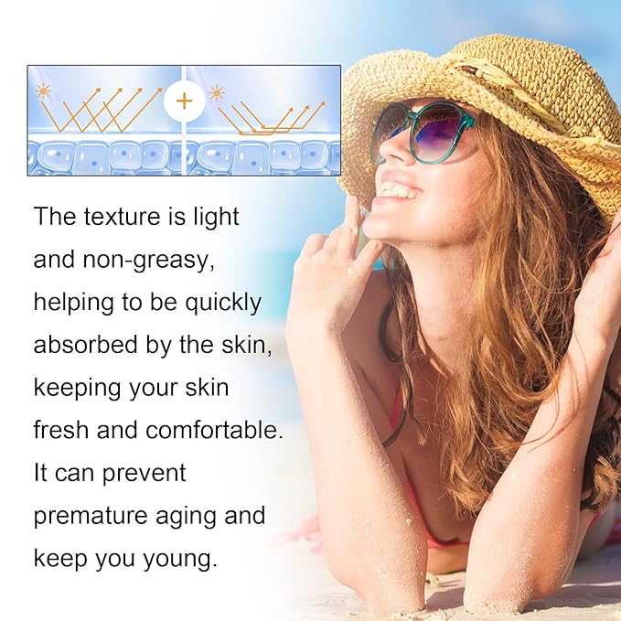Sunscreen SPF 100, Sunscreen For Body & Face, SPF + Antioxidants, Oil Free, For Sun Sensitive Skin, for Men and Women