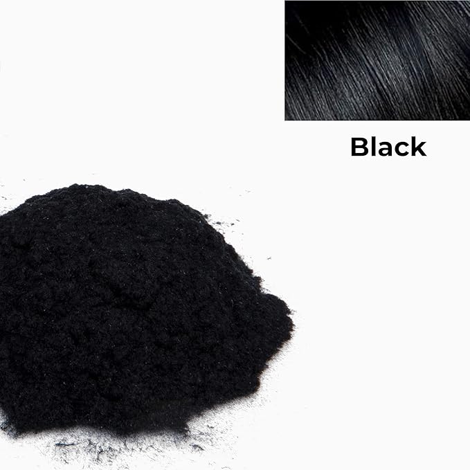 Caboki Hair Building Fiber + Built-in Spray Applicator (30-50 Days Supply). Black