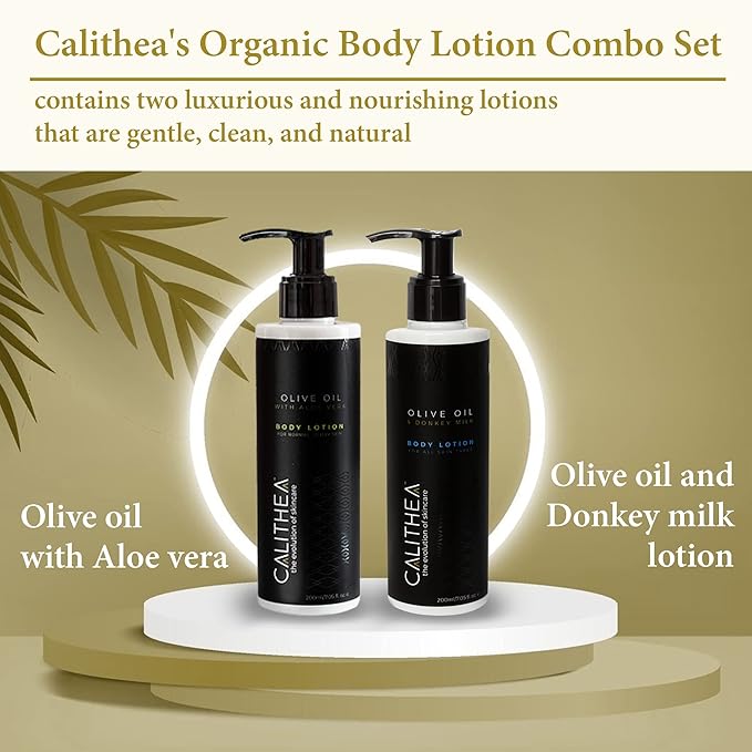 Calithea Body Lotion Dream Duo Set Lotion with Aloe & Donkey Milk