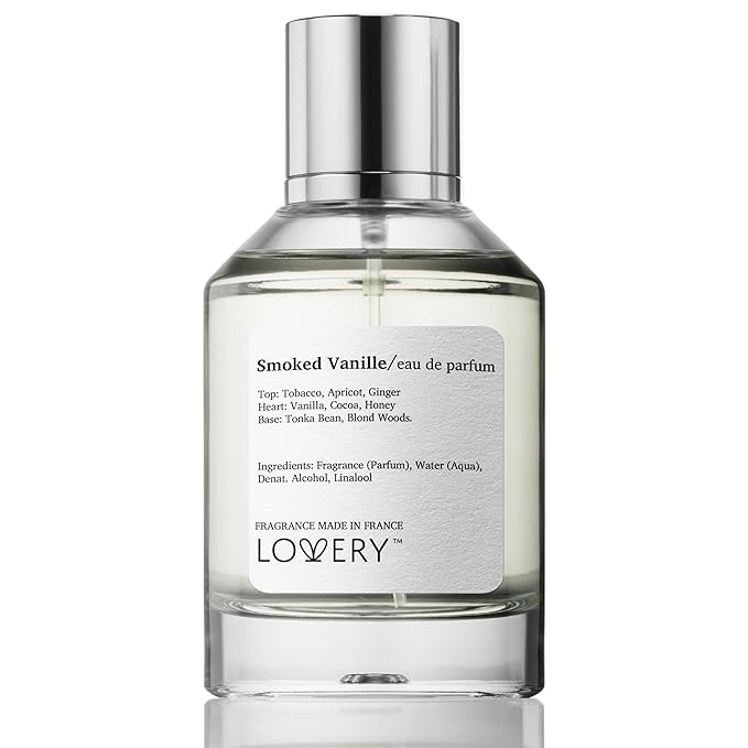 LOVERY Smoked Vanille Perfume, Inspired by T F.ord Tobacco Vanille EDP, Long Lasting Pure Vanilla Perfume for Women & Men, Clean Fragrance Perfume Spray, 100ml Perfumes for Birthday Gifts - France