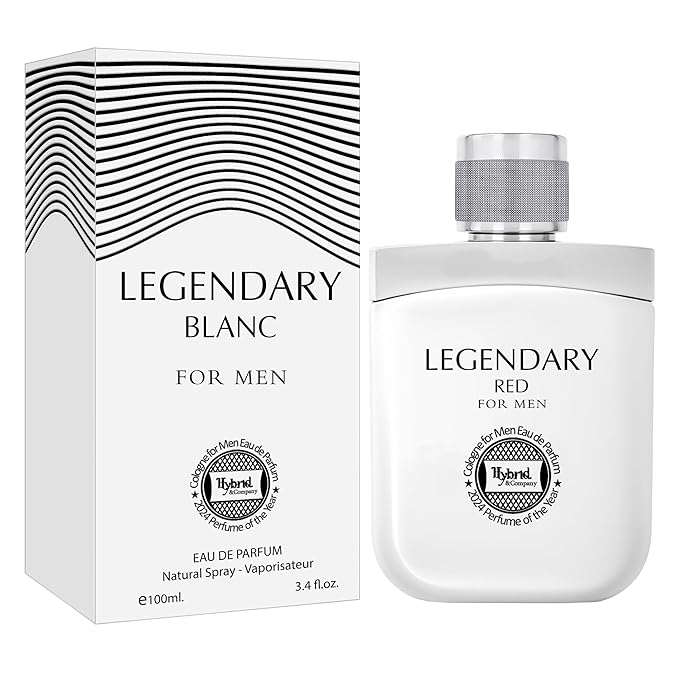 Hybrid & Company Legndary Blanc For Men Eau De Parfum Vaporisateur Natural Spray 3.4 Fl Oz