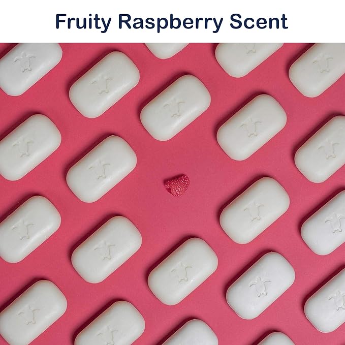 Shampoo bar for damaged hair hair with Coconut Oil & Raspberry Extract, Sulfate-Free, Soap-Free, Zero Waste, Vegan, Eco-Friendly, 3.53 Oz