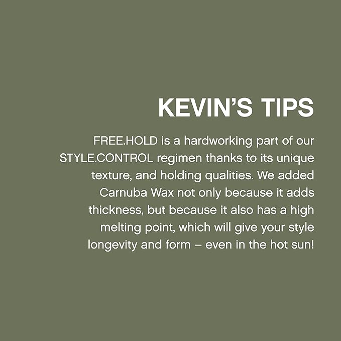 KEVIN.MURPHY FREE.HOLD - Hair Styling Paste - For All Hair Types - Medium Hold - Breakage Prevention - Styling Product - Paraben Free Care - 30 g / 1.1 oz (Pack of 2)