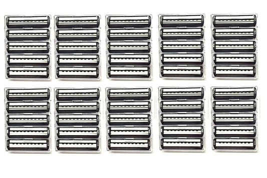 Atra Plus Generic Blades Bulk Packaging - 100 Cartridges Fits Gillette Razor (legendary-yes)
