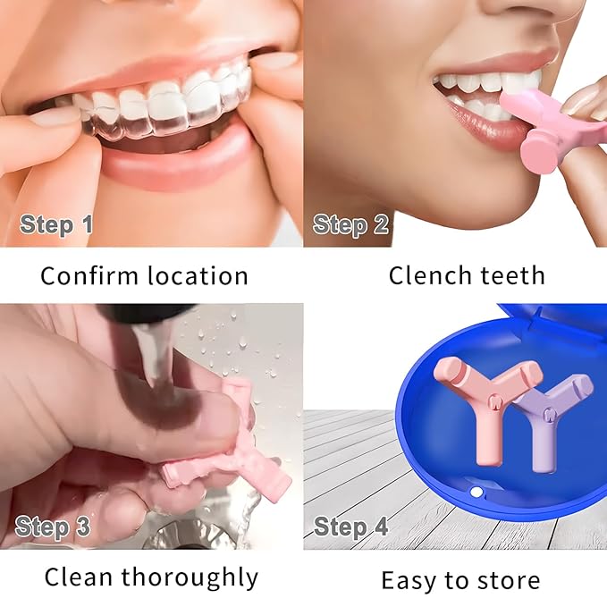 Aligner Chewies for Invisalign,4 PCS Medical Grade Silicone Orthodontic Chompers