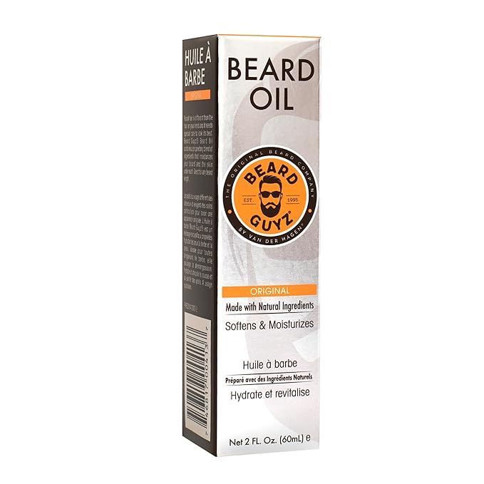 Beard Guyz Beard Oil – Lightweight Beard Moisturizer & Conditioner – Softens Facial Hair, Hydrates Skin Under Beard, Reduces Itch & Frizz – Men’s Grooming Oil, 2 oz