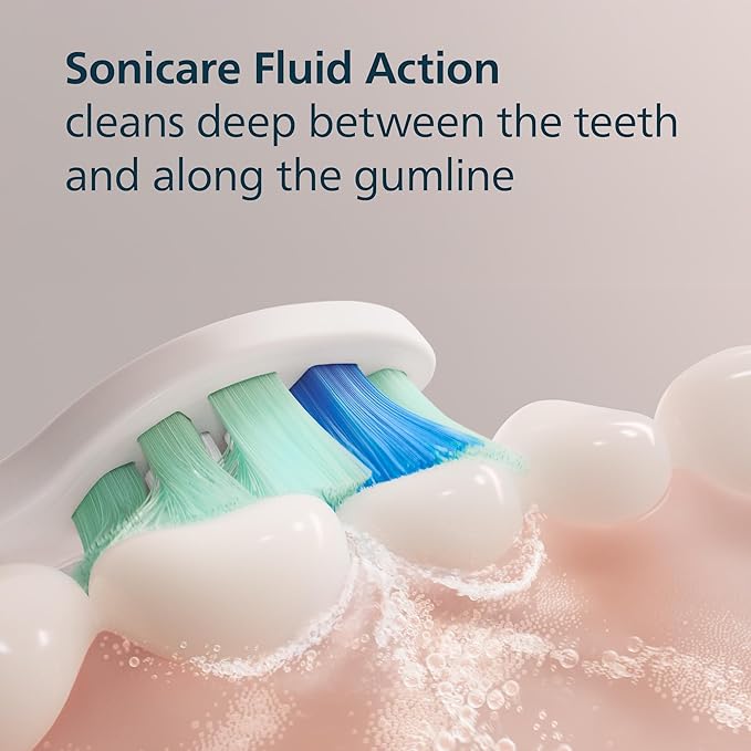Philips Sonicare C2 Plaque Control - Genuine Replacement Electric Toothbrush Heads, White, 2 Pack, HX9022/77