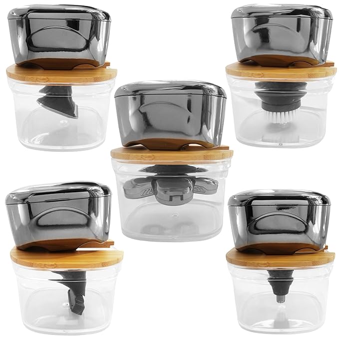 FitSand Bamboo Electric Head Shaver Rinse Stand Compatible with Remington XR7000 Balder Pro Rotary Shaver