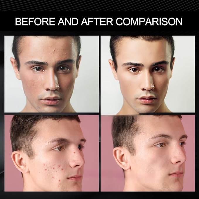 Men's Bare Face Cream, Light Makeup Concealer for Skin Imperfections, Hydrating and Moisturizing Lazy Beauty Face Cream