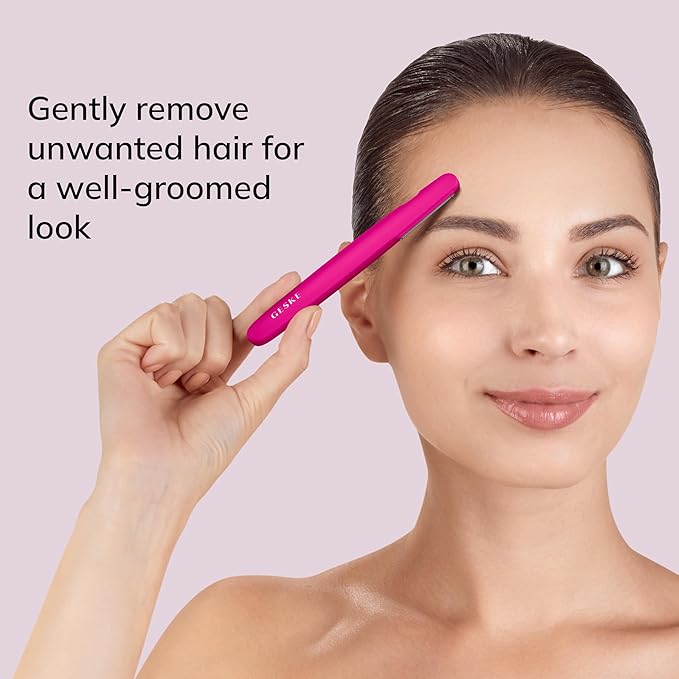 GESKE Precision Trimmer | 4 in 1 | Painless, Hygienic Hair Remover | Precise Hair Trimmer Tool | Face & Body | Men & Women | Grooming Device | Hypoallergenic, Easy-to-exchange Blades | All Skin Types