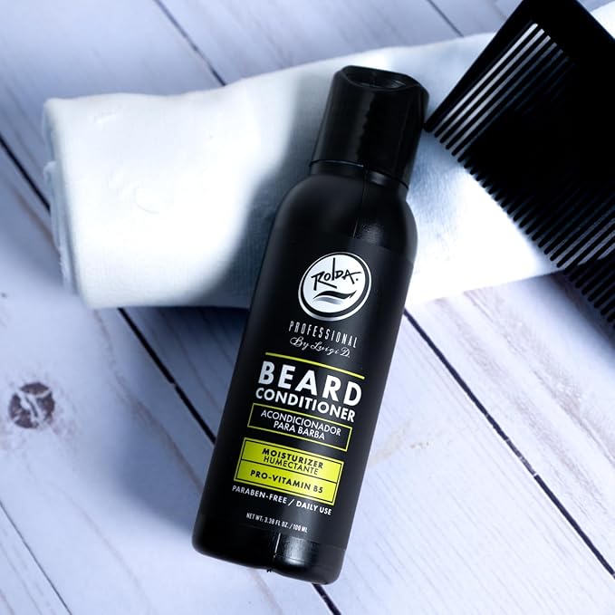 Rolda Beard Wash Kit for Men, Beard Care Products, Polished Gentleman Beard Shampoo and Conditioner.