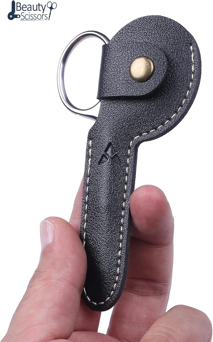 YOUYISI 3.75" Nose Hair Scissors, Round Tip Small Facial Mustache Scissors for Men's Trimming