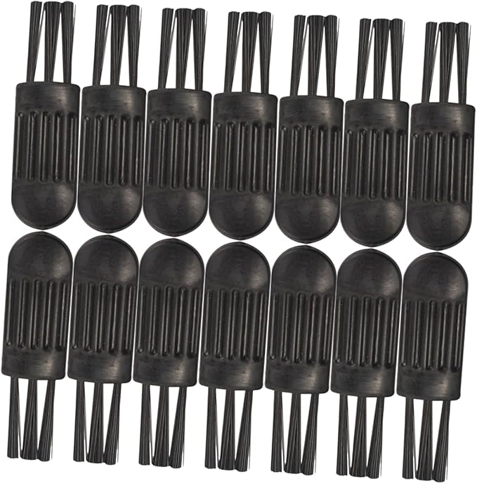 DOITOOL Razor Brush for Men 100pcs Electric Shaver Brush Nose Hair Trimmer Brush Portable Compact Cleaning Brush
