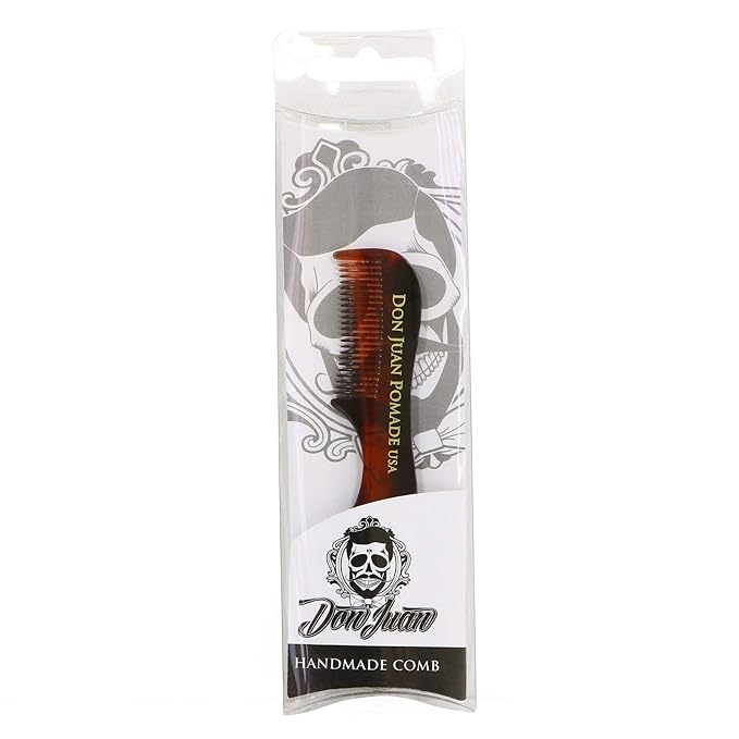 Don Juan Mustache Combs For Men Handmade | Small Comb Pocket-Size for Outdoor and Travelling Lightweight Beard Comb for Precision Grooming