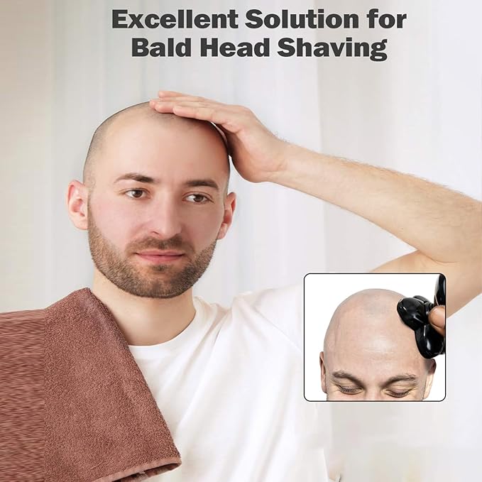 Pro Head Shaver Replacement Blades Compatible with MicroTouch Titanium Head Shaver,Precision Electric Shaving for Bald Men. (3 pack)
