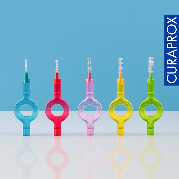 Curaprox Interdental Brush Refills CPS 011 Prime – ISO Size 3, Green | Ultra-Fine Filaments for Effective Cleaning of Narrow Spaces | 8-Pack | Swiss Made | English Packaging