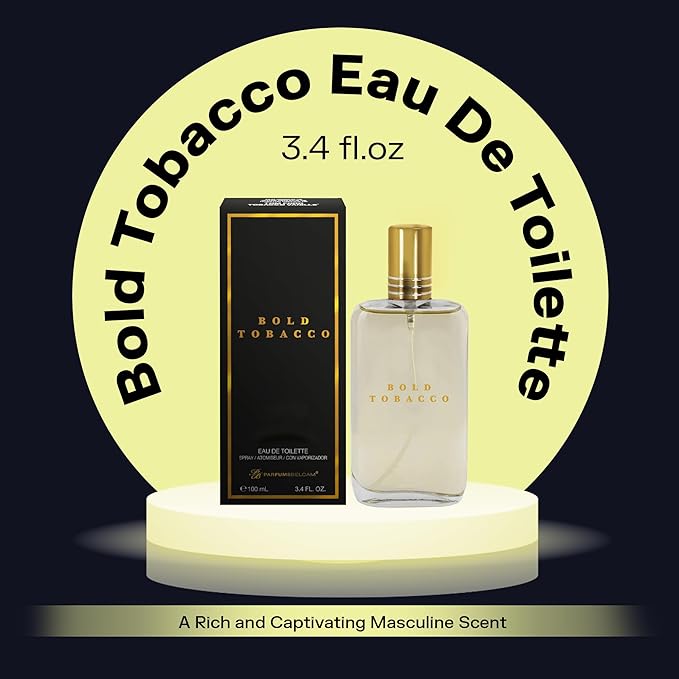 PB ParfumsBelcam Bold Tobacco Eau De Toilette Spray, Our Version of Tobacco Vanille, 3.4 fl.oz.