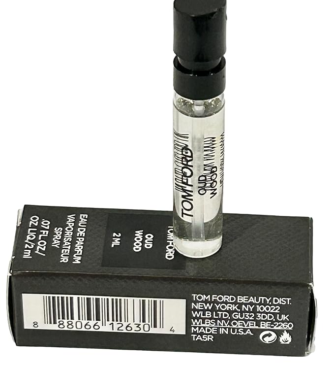 Tom Ford Oud Wood Eau de Parfum Unisex Sample Small Travel Size Spray Perfume 0.07 fl oz / 2 ml