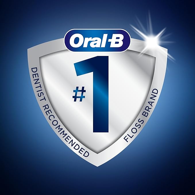 Oral-B Glide Peppermint Dental Floss Picks with Arctic Peppermint Oil Flavor, 75 Count, Pack of 3