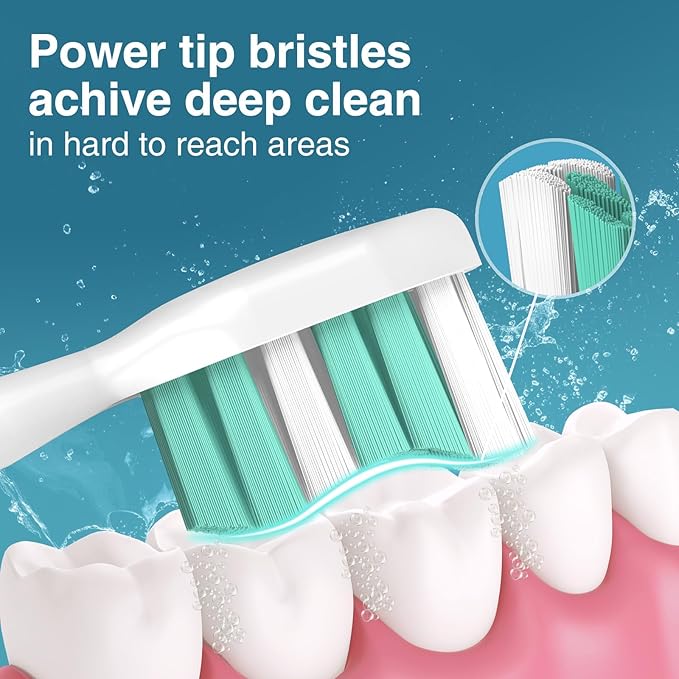 Aoremon Toothbrush Replacement Heads for Philips Sonicare C2 Electric Toothbrush Heads fit for Phillips Sonicare Protectiveclean 4100 5100 6100 5300 9900 Brush Head for G2 C1 G3 W, 10 Count