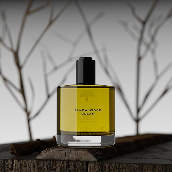 Eternal perfume oils Sandalwood Dream perfumes for women Inspired by Santal 33 Long Lasting Perfume for Men 1.69 FL Oz Designer Perfume for Men with 1 FL Oz (Pack of 2)
