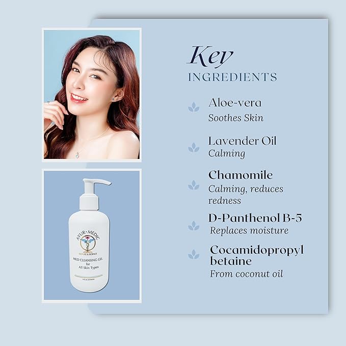 Ayur-Medic Mild Cleansing Gel for All Skin Types