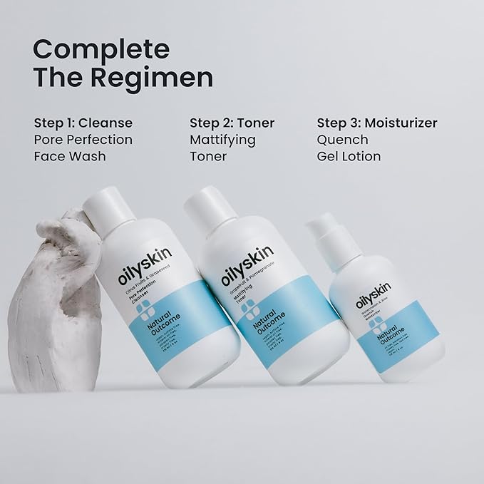 Natural Outcome Oily Skin Moisturizer | Oil Free Daily Facial Moisturizer Gel w/Hyaluronic Acid | Watermelon & Aloe Vera Hydrating Face Lotion | Non-Greasy Lotion for Oily Skin Types | 4 oz