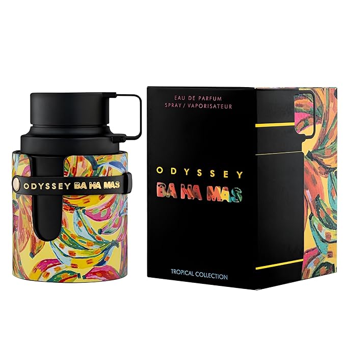 Armaf Odyssey Ba Ha Mas Tropical Collection – Fruity, Aquatic, Woody – Eau de Parfum Spray Long-Lasting Fragrance for Unisex, 3.4 Ounce / 100 ml
