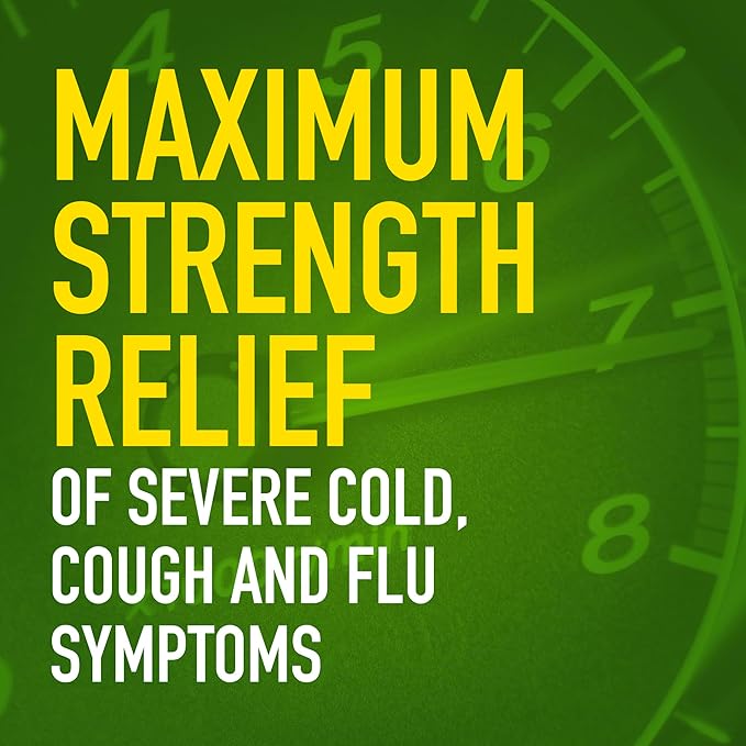 GoodSense Tussin Severe CF Max Multi-Symptom Cough, Cold and Flu, Raspberry Flavor, Cough Medicine, 8 Ounces