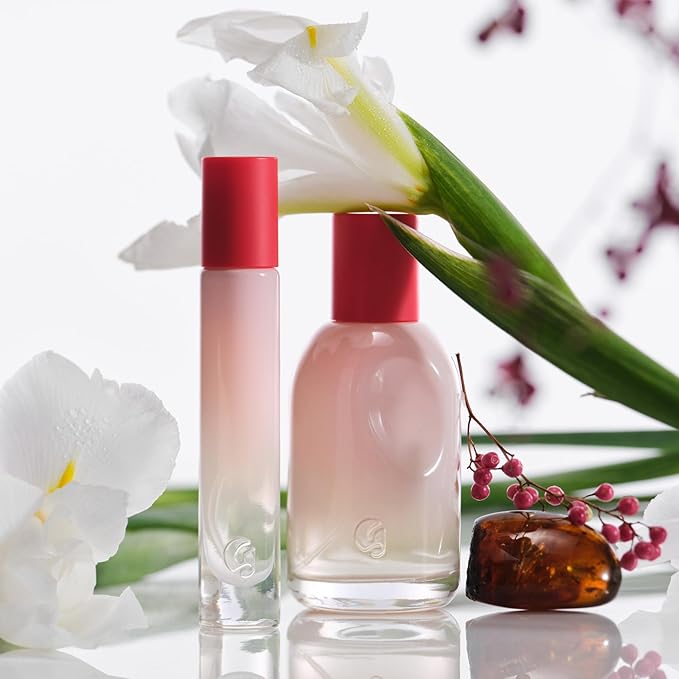 Glossier You Eau de Parfum - Unisex Fragrance for Men & Women, Skin-Scent Enhancer Smells Different on Everyone - Musky, Warm & Spicy Perfume with Pink Pepper, Iris & Ambrox Base Notes, Travel 8ml