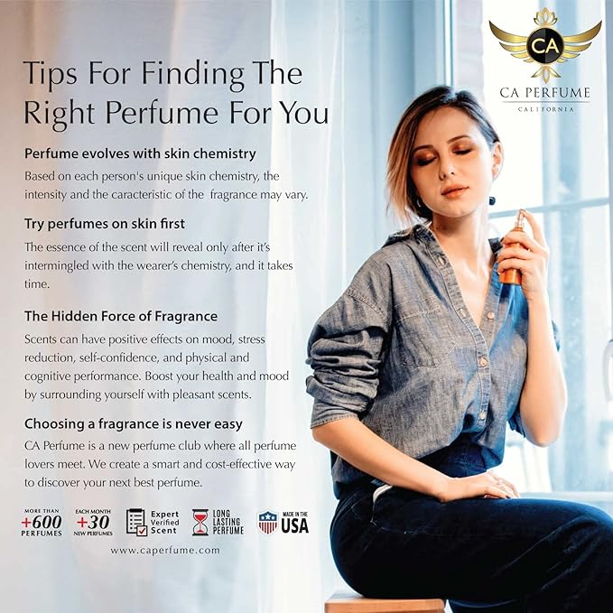 CA Perfume Impression of Wander bold for Women Amber Floral Scent Long Lasting Perfumes for Women Eau De Parfum Travel Size Refillable Atomizer Spray 0.27 Fl Oz 8ml (Set of 2)