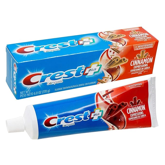 Crest Cinnamon Toothpaste, 6 Ounce, Pack of 2
