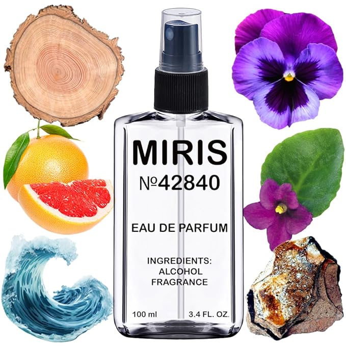 MIRIS No. 42840, Inspired by Invitus Aqua 2018, Long-Lasting Eau de Parfum for Men, Spray 3.4 Fl Oz / 100 ml