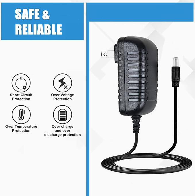 SLLEA AC Adapter Charger Replacement for Mangroomer Ultimate Pro Back Shaver Mps005-060010cu Power